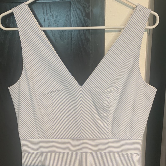 J Crew Seersucker Sheath Dress - Picture 2 of 4